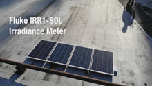 在图库查看器中加载和播放视频，Fluke 福禄克IRR1 SOL 太阳光辐照度计
